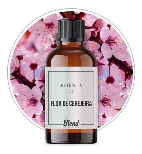 Aceite Esencial Blend Aromas Ess Ncia De Flor De Cerejeira Premium A