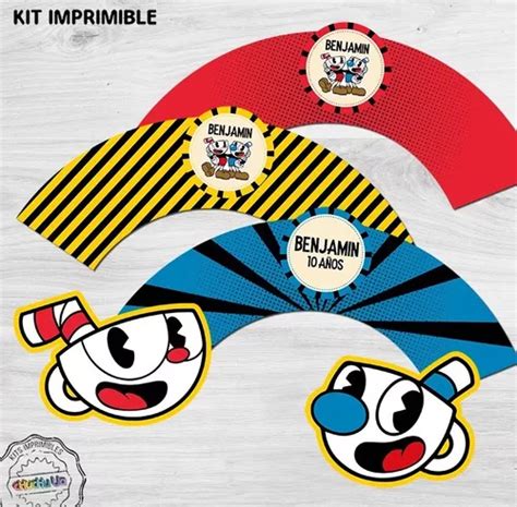 Kit Imprimible Cumplea Os Cuphead Personalizado En Venta En Mar Del