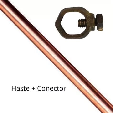 Haste Terra Aterramento Cobre X Mts Conector Mercadolivre