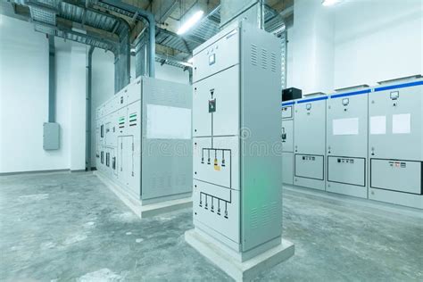 Switchgear Industrial Electrical Switch Panel At Substation Of Power