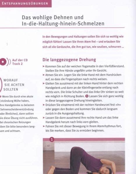 Yoga Zum Entspannen M Audio Cd Von Anna Trökes Bei Bücherde Bestellen