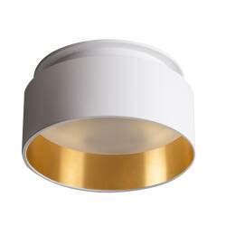 Kanlux Einbaurahmen Downlight Eliceo Wei Mit Ring In Gold Gu Gu