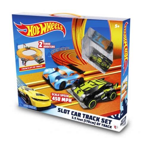 Just Toys Hot Wheels Slot Cars Track Race 1 7 Meters With Two Cars 83115 Toys Shop Gr