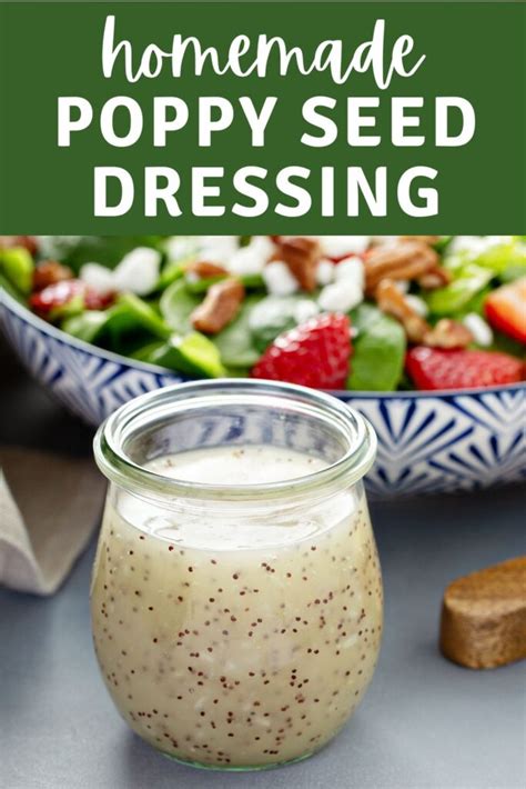 Homemade Poppy Seed Dressing Moneywise Moms