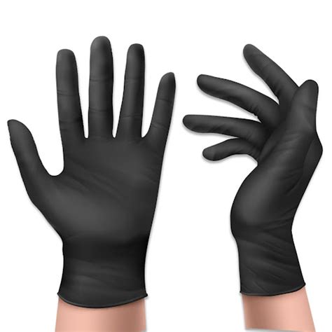 Guantes De Nitrilo Negros Sin Polvo Grossmed Talla S Caja Unidades