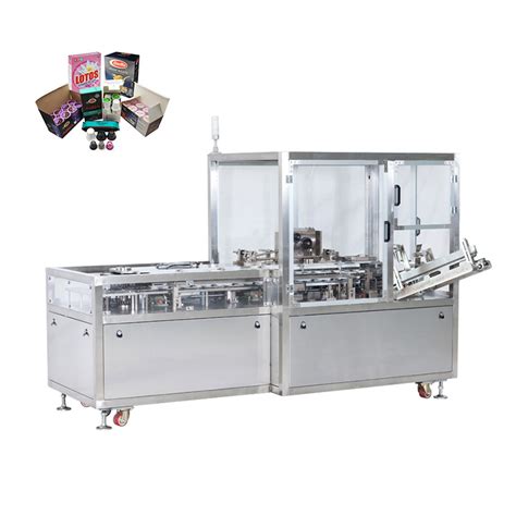 Vertical Load 20 50 Cartons Min Automatic Cartoning Machine Rotary