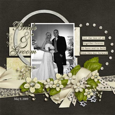 54 Best Scrapbooking Wedding Layouts Images On Pinterest Wedding