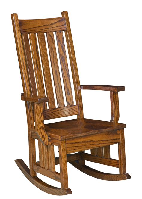 Harrisburg Mission Rocker From Dutchcrafters Amish Furniture