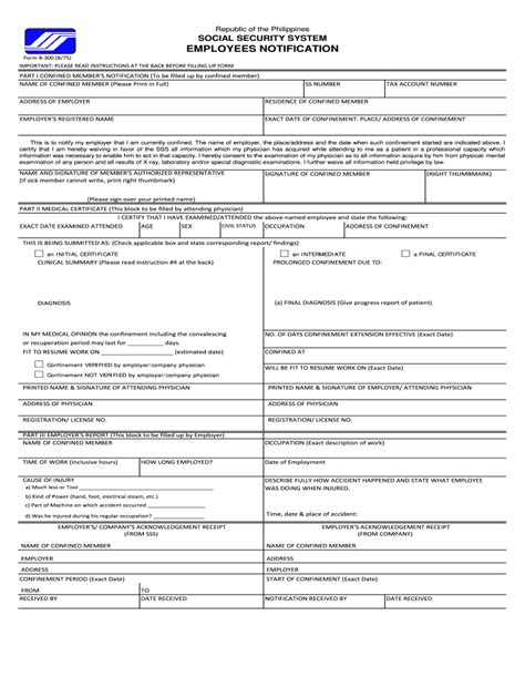 Medical Disability Form Template Pdf Printable Printa