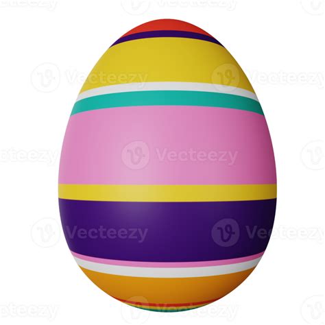 Easter Egg 3d Icon Illustration 35085528 Png