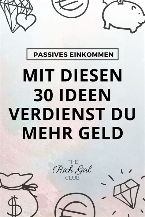 Passives Einkommen 30 Ideen für mehr Geld Passives einkommen Geld