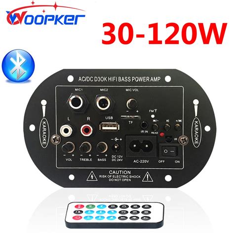 Woopker Bluetooth Audio Amplifier Board Subwoofer Compatible FM Radio