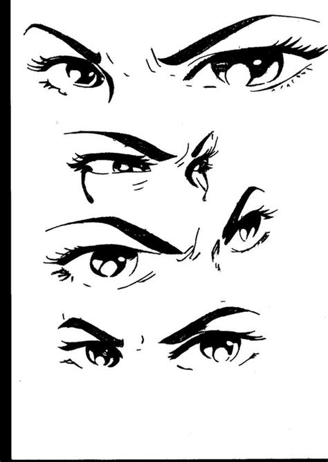 angry anime eyes by bgirlkike on DeviantArt