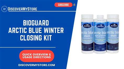 Bioguard Arctic Blue Winter Closing Kit Youtube