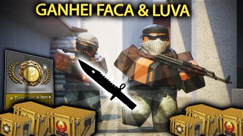 Csgo Minecraft Ganhei Uma Faca Luva Abrindo Caixas Counter Blox