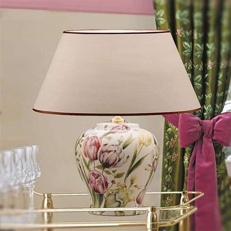 Floral Inspired Living Table Lamp By Menzel Table Lamp Lamp Living