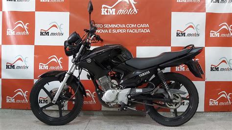 Yamaha YBR 125 Factor ED 2014 Preta KM Motos Sua Loja De Motos Semi