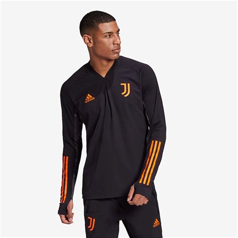 Haut D Entra Nement Adidas Juventus Eu Noir Orange Maillots