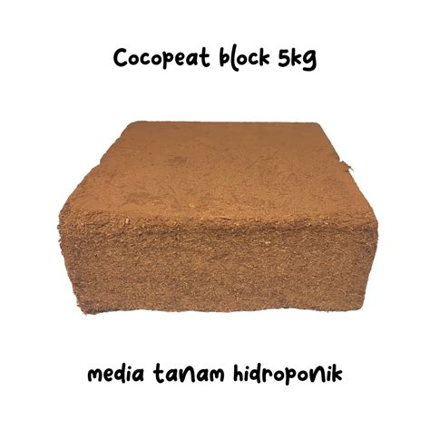 Jual Media Tanam Cocopeat Block Pengganti Tanah Berat Kg Media Tanam