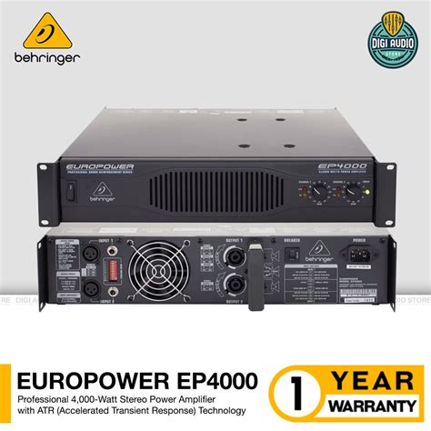 Jual Power Amplifier Speaker Pasif Behringer Europower EP4000 EP 4000