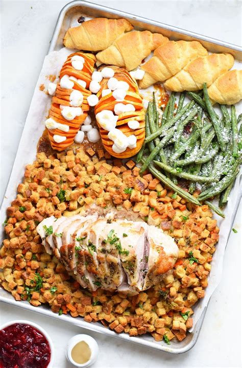 Sheet Pan Thanksgiving Dinner Thanksgiving Dinner For Two Thanksgiving