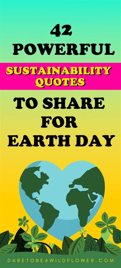 42 Powerful Sustainability Quotes To Inspire Eco Friendly Living Dare