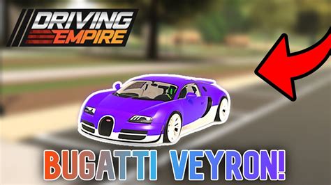 Buying The Bugatti Veyron Super Sport Driving Empire Roblox YouTube