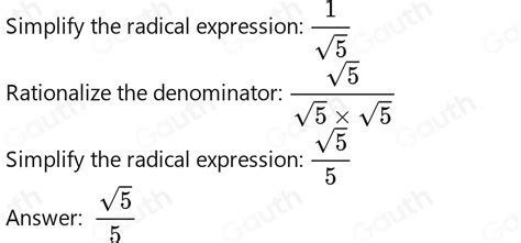 Solved 1 06 10 8 Bentuk Pangkat Pecahan Negatif Dari 1 Sqrt 4 5 2