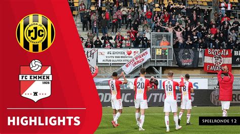 Samenvatting Roda Jc Fc Emmen 23 10 2021 Youtube