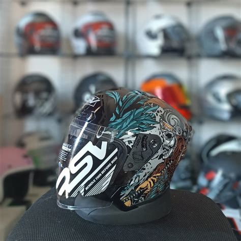 Jual HELM RSV NEW WINDTAIL UNDYING HELM RSV HELM HALF FACE Shopee