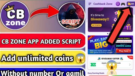 Cashback Zone App Refer Sript Unlimited Coin Added Sript Without