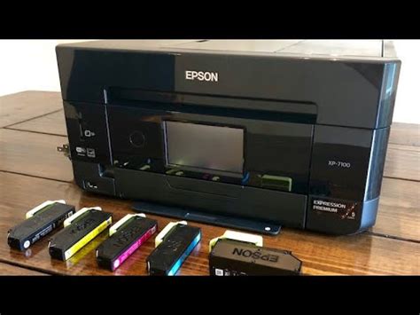 How To Change Epson XP 7100 Ink Cartridge Easy Way YouTube