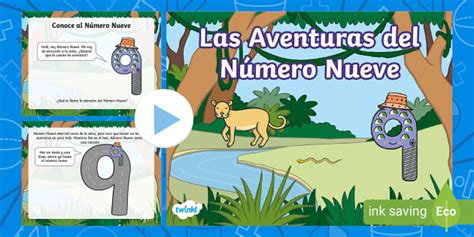 Powerpoint Las Aventuras Del N Mero Nueve Teacher Made