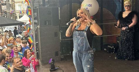 Kerry Katona Returns To The Stage As She Performs At Liverpool Pride