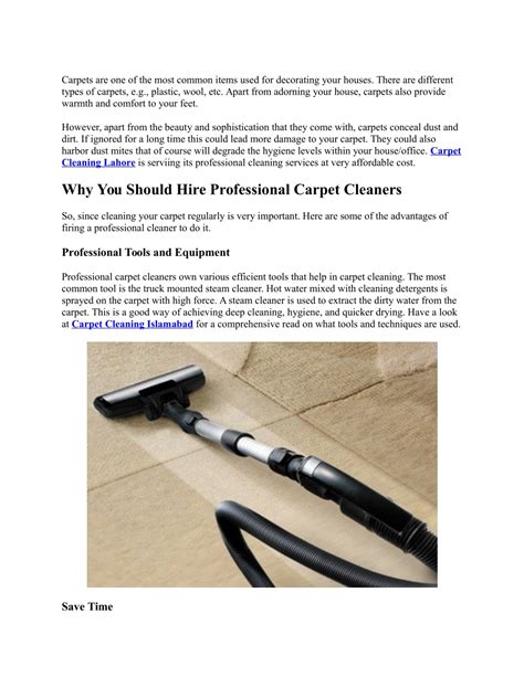 PPT Benefits Of Hiring Professional Carpet Cleaners PowerPoint