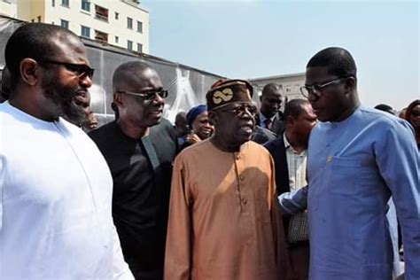 Tinubu Fashola And Sanwo Olu At Ambodes Special Advisers Thanksgiving