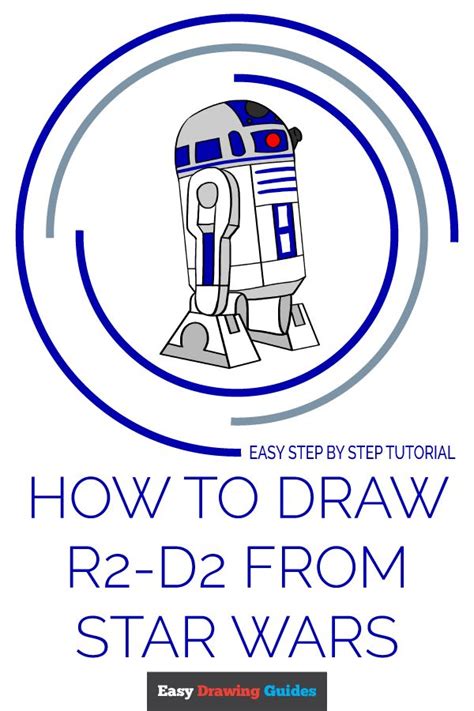 How To Draw R2 D2 From Star Wars Really Easy Drawing Tutorial Easy