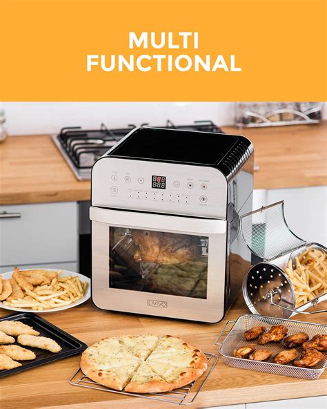 LIVIVO Kitchen 12L Digital Air Fryer Oven