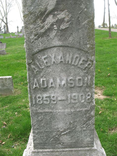 Alexander Adamson 1859 1908 Mémorial Find A Grave