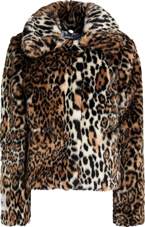 Jakke Tommy Leopard Print Faux Fur Jacket Shopstyle