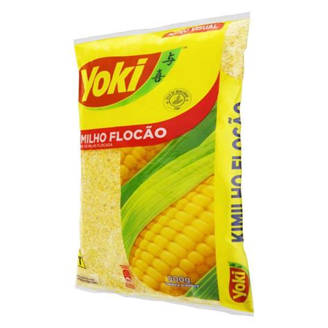 Farinha De Milho Floc O Yoki Kimilho Pacote G Supermercado Industrial