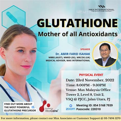 Glutathione Mother Of All Antioxidants Max International Malaysia