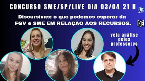 Concurso SME SP o que podemos esperar da FGV em relação aos recursos