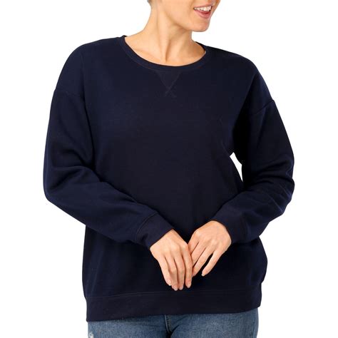 Brilliant Basics Women S Fleece Sweater Navy Big W