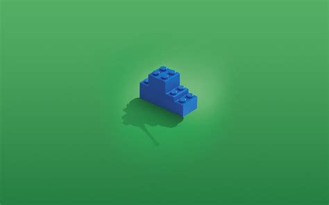 Blue Lego Block Hd Wallpaper Wallpaper Flare