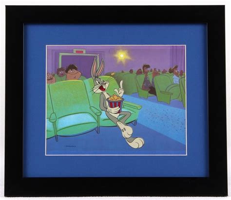 Bugs Bunny 13x15 Custom Framed Animation Serigraph Cel Display