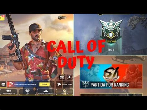 call of duty móbile partida por ranking YouTube