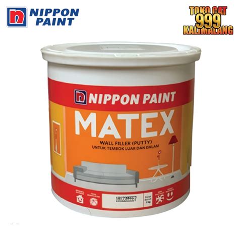 Jual Dempul Tembok Rumah Plamir Matex Putty Nippon Paint Kg Shopee