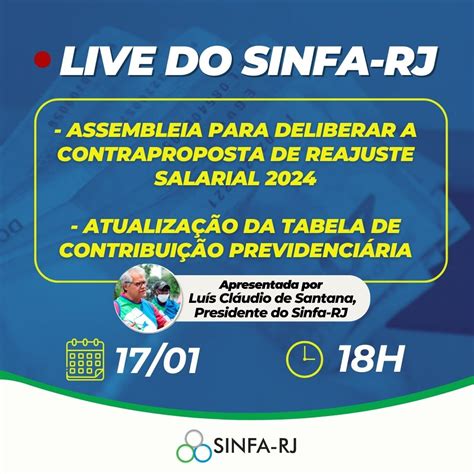 Sinfa Rj Live Do Sinfa Rj Assembleia Para Deliberar Contraproposta