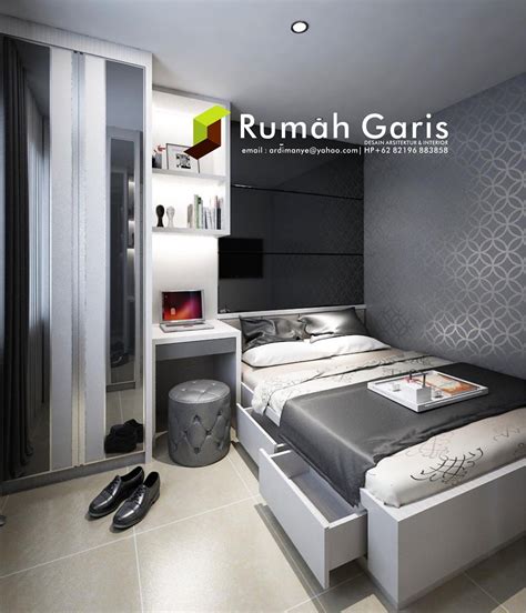 Dekorasi Kamar Studio Minimalis